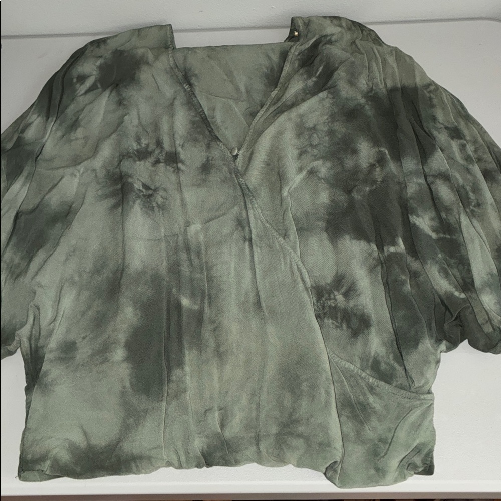 Democracy Olive Green Blouse